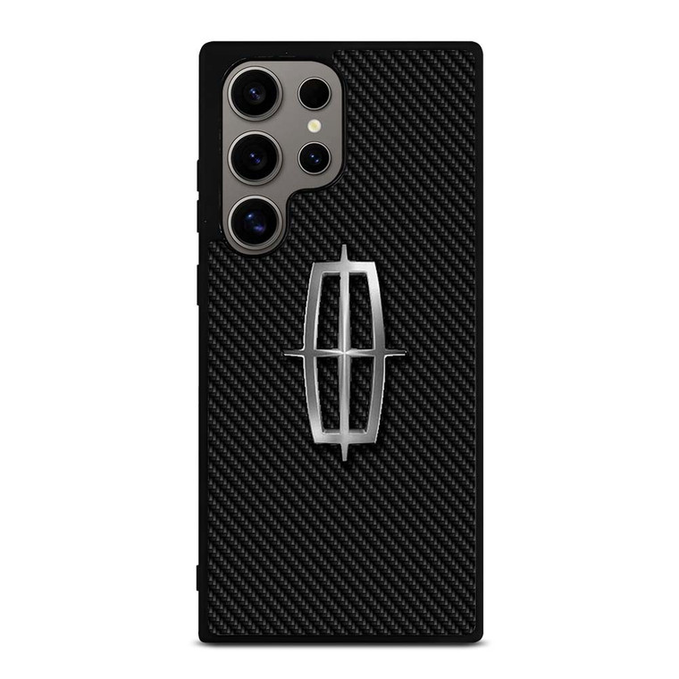 LINCOLN MOTOR LOGO CARBON Samsung Galaxy S24 Ultra Case