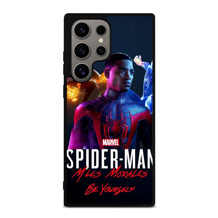 MARVEL SPIDERMAN MILES MORALES POSTER Samsung Galaxy S24 Ultra Case