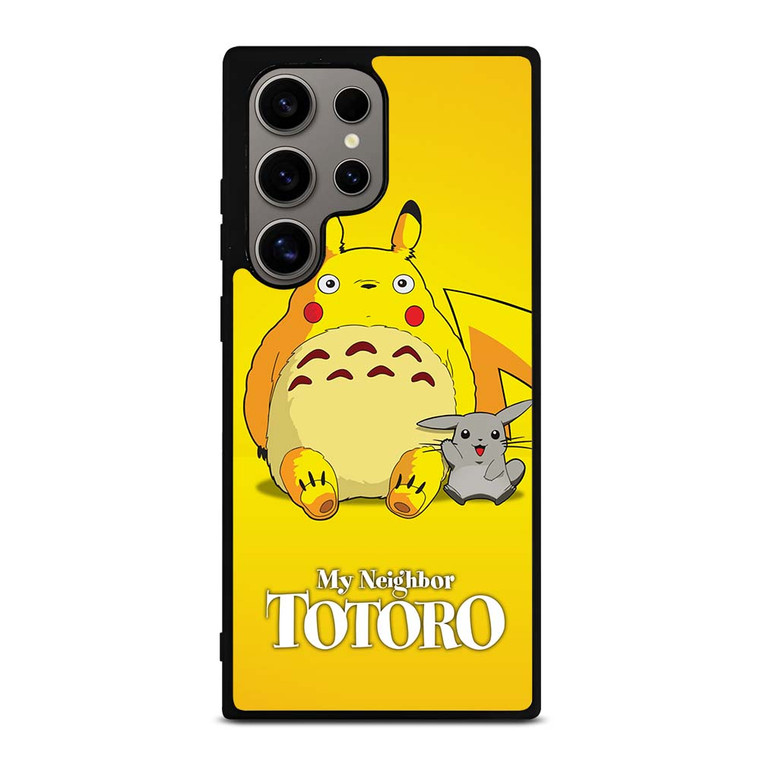 MY NEIGHBOR TOTORO X PIKACHU POKEMON Samsung Galaxy S24 Ultra Case