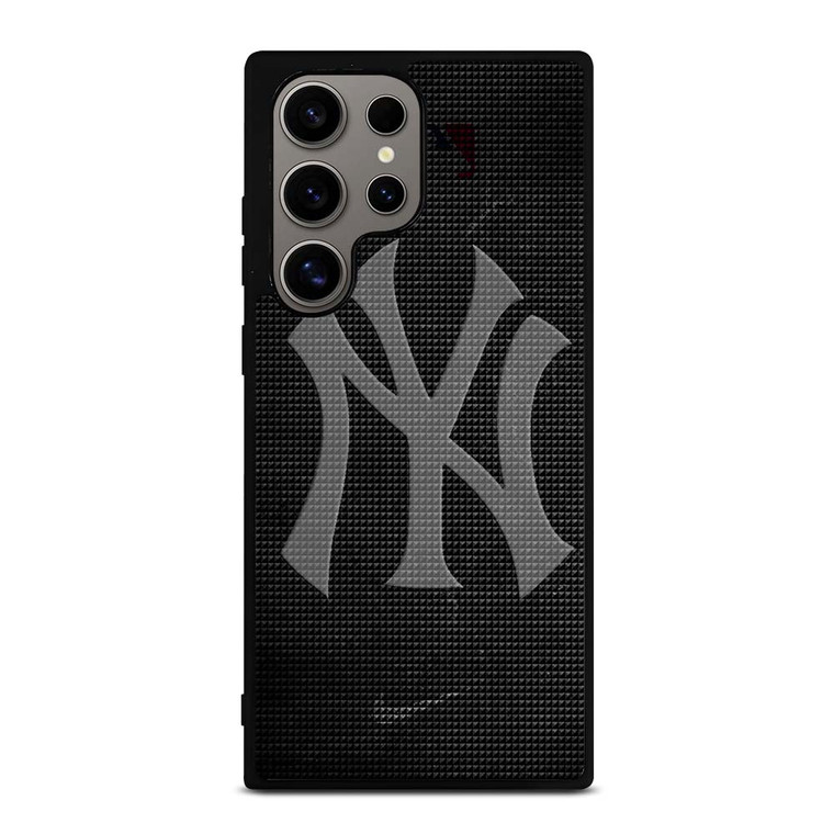 NEW YORK YANKEES METAL TEXTURE Samsung Galaxy S24 Ultra Case NEW YORK YANKEES METAL TEXTURE Samsung Galaxy S24 Ultra Case