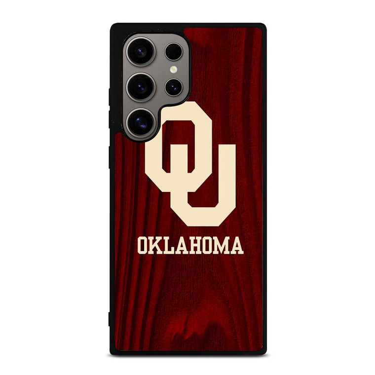 OKLAHOMA SOONERS WOODEN LOGO Samsung Galaxy S24 Ultra Case