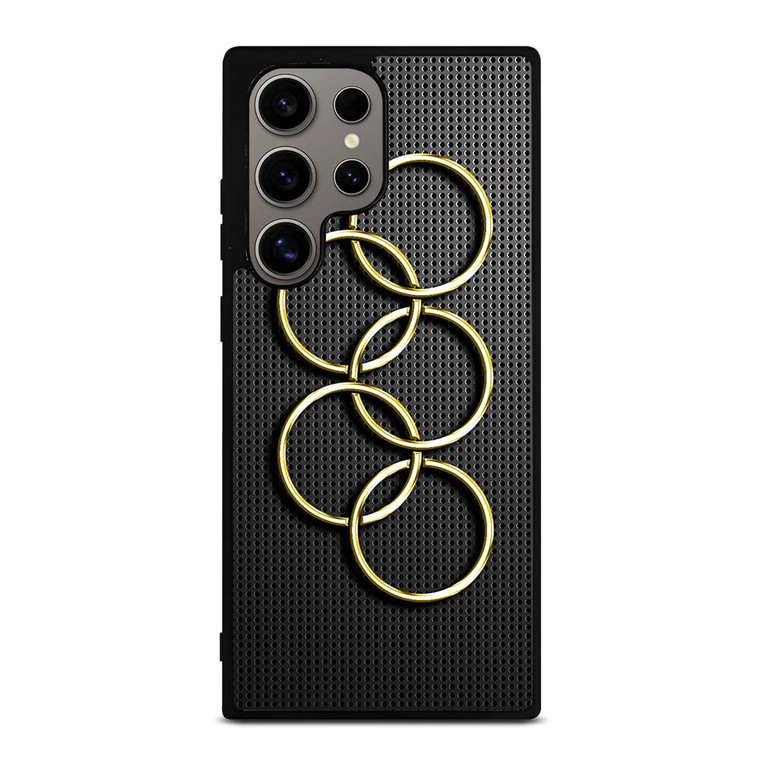 OLYMPIC RINGS GOLD CARBON Samsung Galaxy S24 Ultra Case