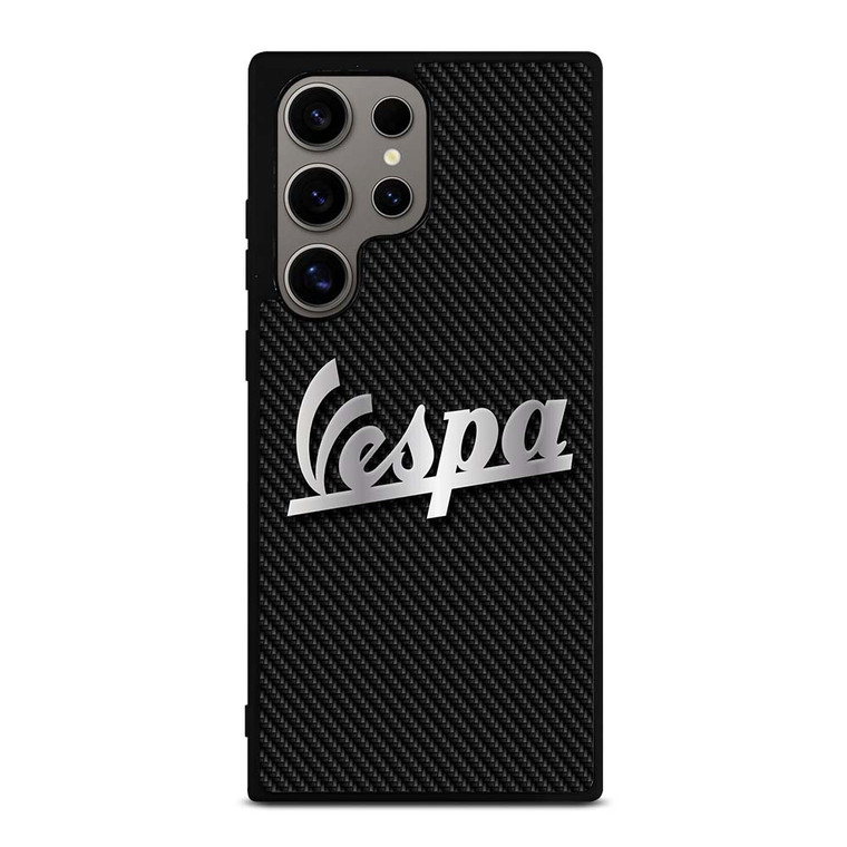 PIAGGIO VESPA METAL CARBON LOGO Samsung Galaxy S24 Ultra Case PIAGGIO VESPA METAL CARBON LOGO Samsung Galaxy S24 Ultra Case