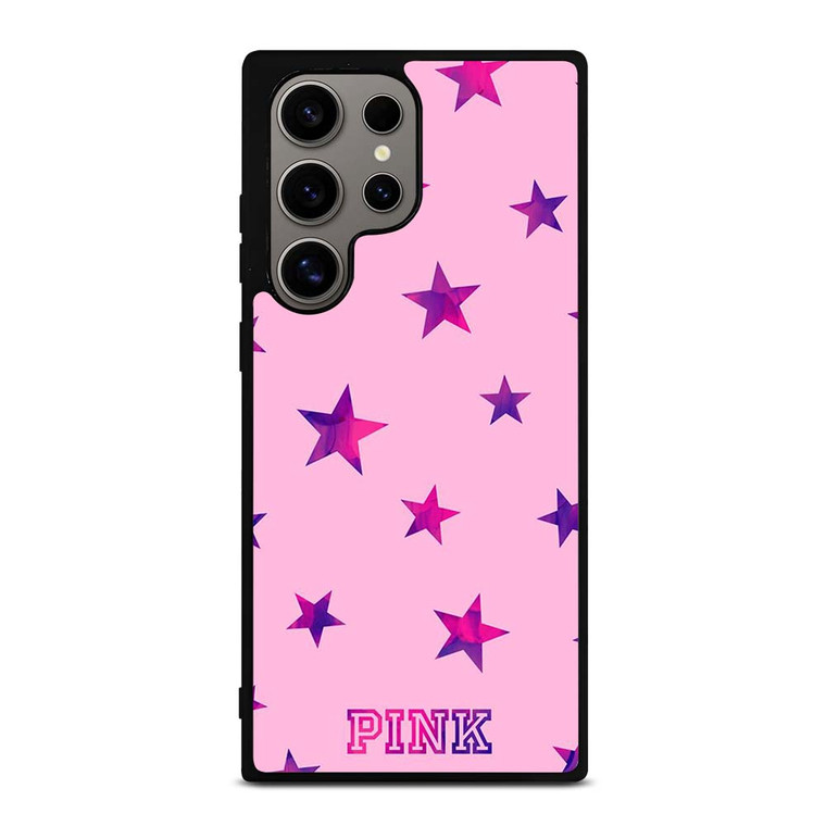 PINK VICTORIA SECRET STARS Samsung Galaxy S24 Ultra Case