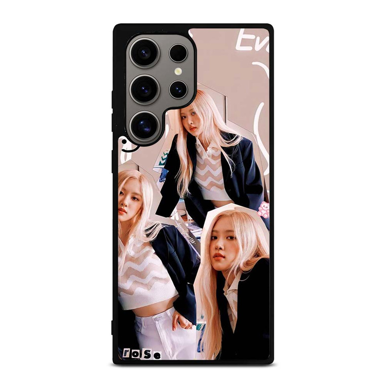 ROSE BLACKPINK SCRIBBLED Samsung Galaxy S24 Ultra Case