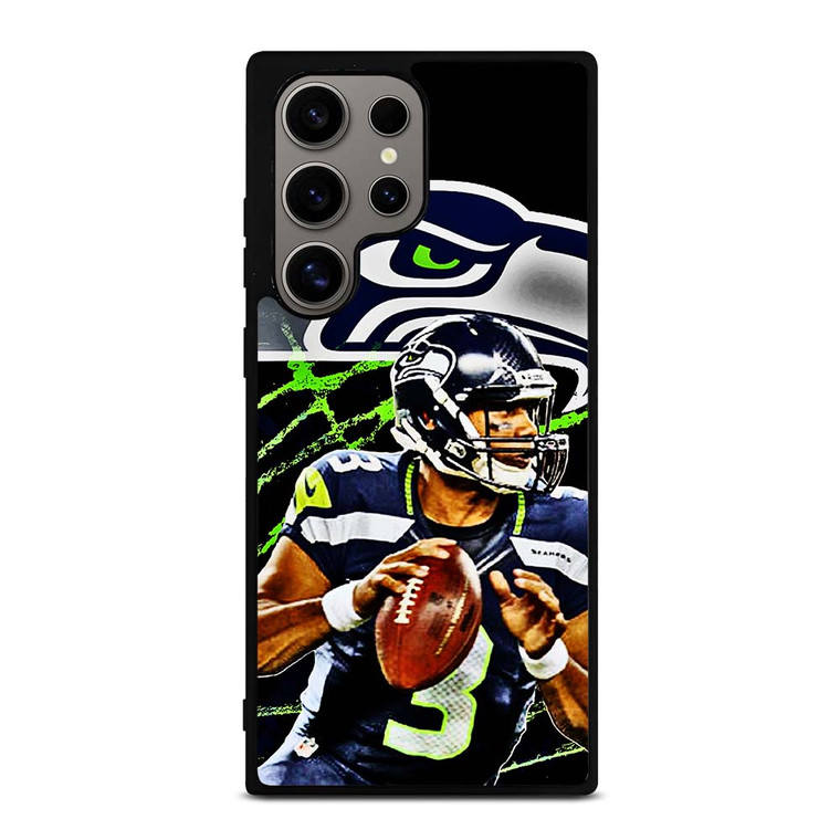 RUSSELL WILSON SEATTLE SEAHAWKS ART Samsung Galaxy S24 Ultra Case RUSSELL WILSON SEATTLE SEAHAWKS ART Samsung Galaxy S24 Ultra Case