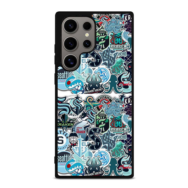 SEATTLE KRAKEN OCTOPUS COLLAGE Samsung Galaxy S24 Ultra Case