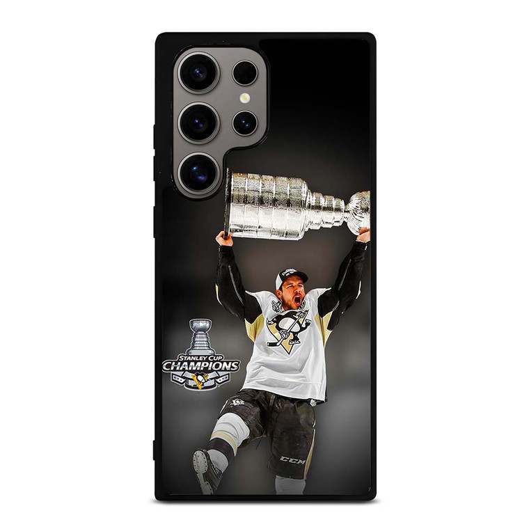 SIDNEY CROSBY PITTSBURGH PENGUINS CHAMPIONS Samsung Galaxy S24 Ultra Case