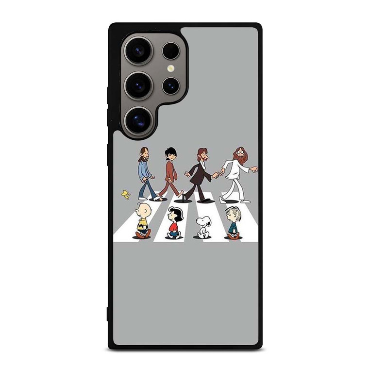 SNOOPY CHARLIE BROWN CROSS Samsung Galaxy S24 Ultra Case