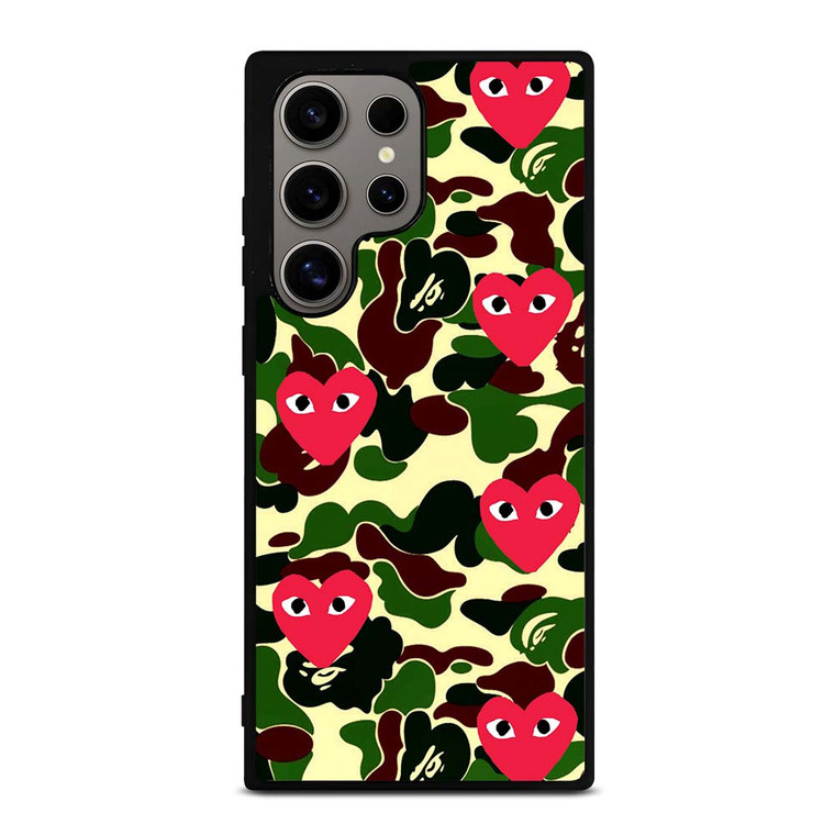 SUPREME BAPE COMME DES GARCONS Samsung Galaxy S24 Ultra Case