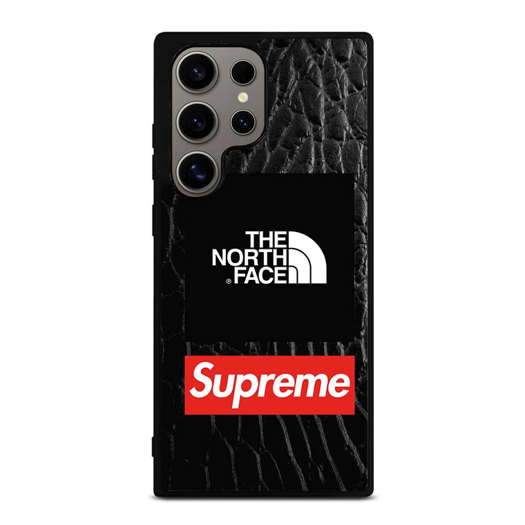 SUPREME X THE NORTH FACE LEATHER Samsung Galaxy S24 Ultra Case
