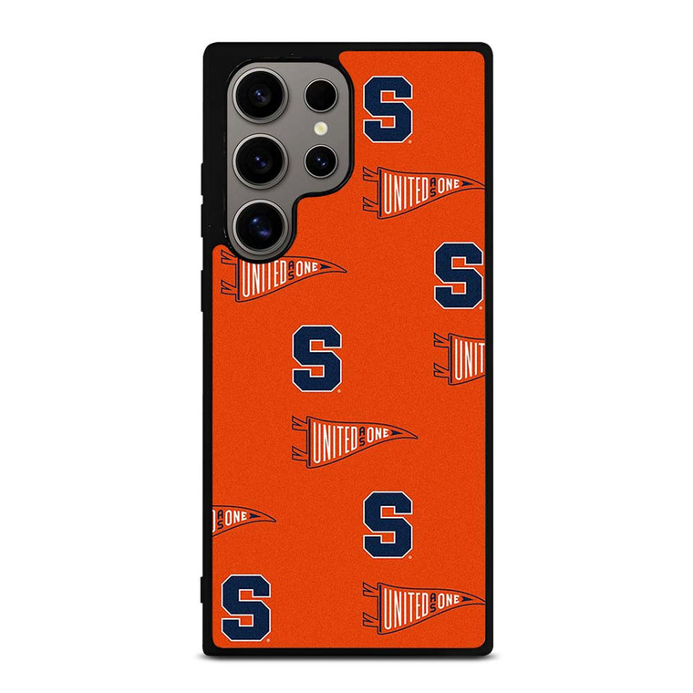 SYRACUSE ORANGE LOGO PATTERN Samsung Galaxy S24 Ultra Case