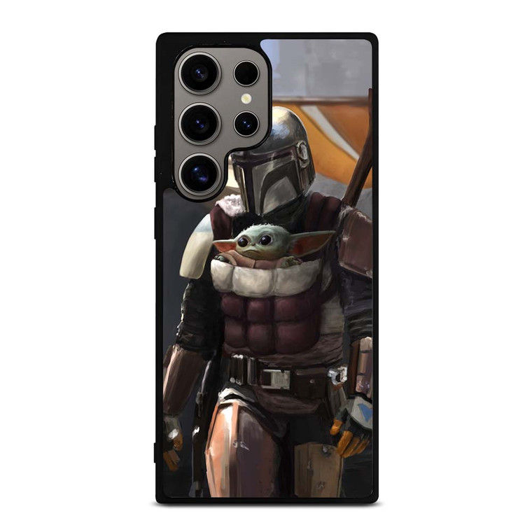 THE MANDALORIAN AND BABY YODA Samsung Galaxy S24 Ultra Case