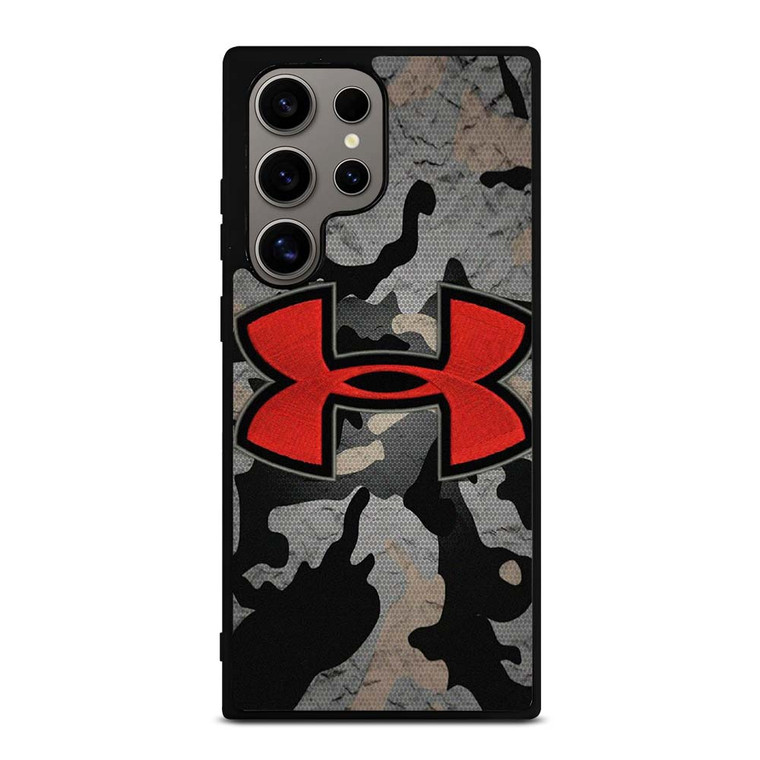 UNDER ARMOUR RED CAMO LOGO Samsung Galaxy S24 Ultra Case