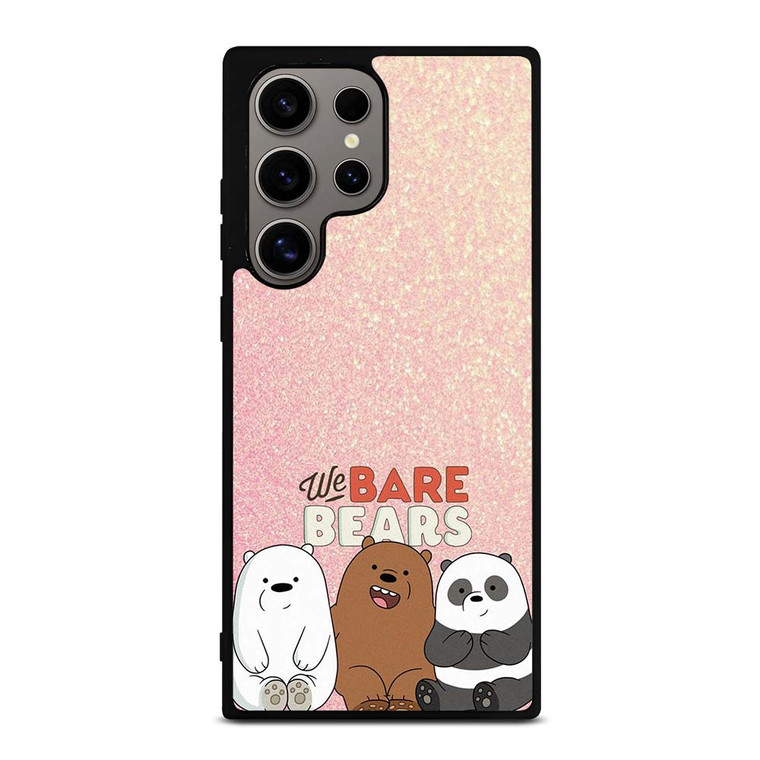 WE BARE BEARS PINK GILTTER Samsung Galaxy S24 Ultra Case WE BARE BEARS PINK GILTTER Samsung Galaxy S24 Ultra Case