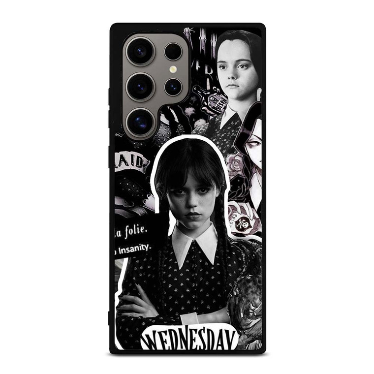 WEDNESDAY ADDAMS MOVIES COLLAGE Samsung Galaxy S24 Ultra Case