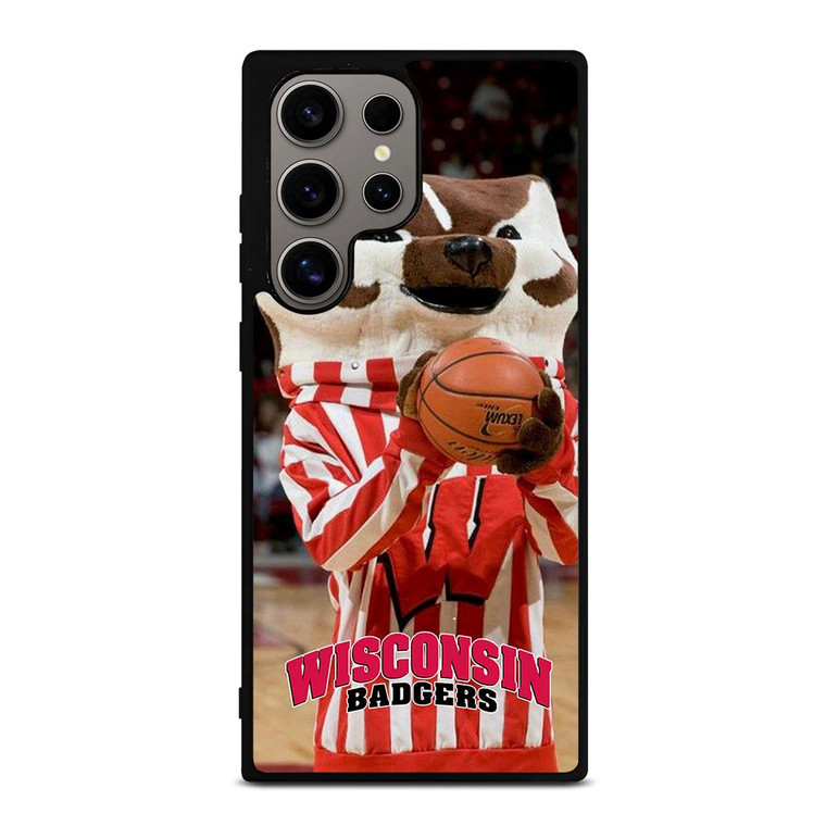 WISCONSIN BADGER MASCOT 2 Samsung Galaxy S24 Ultra Case