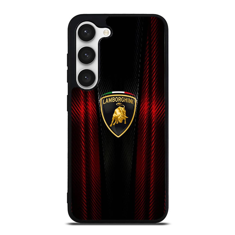 LAMBORGHINI RED CARBON  Samsung Galaxy S23 Case
