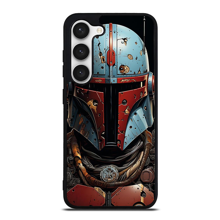 MANDALORIAN HELMET RUSTY  Samsung Galaxy S23 Case