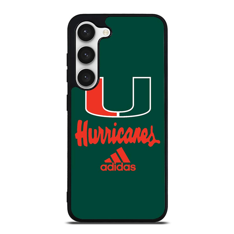 MIAMI HURRICANES GREEN LOGO  Samsung Galaxy S23 Case