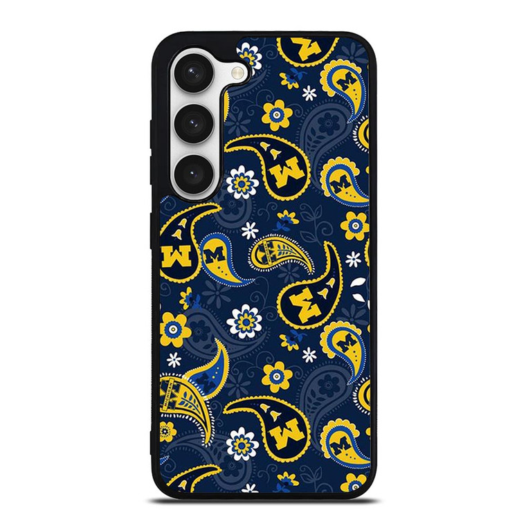 MICHIGAN WOLVERINES PATTERN  Samsung Galaxy S23 Case