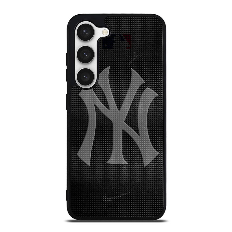NEW YORK YANKEES METAL TEXTURE  Samsung Galaxy S23 Case NEW YORK YANKEES METAL TEXTURE  Samsung Galaxy S23 Case