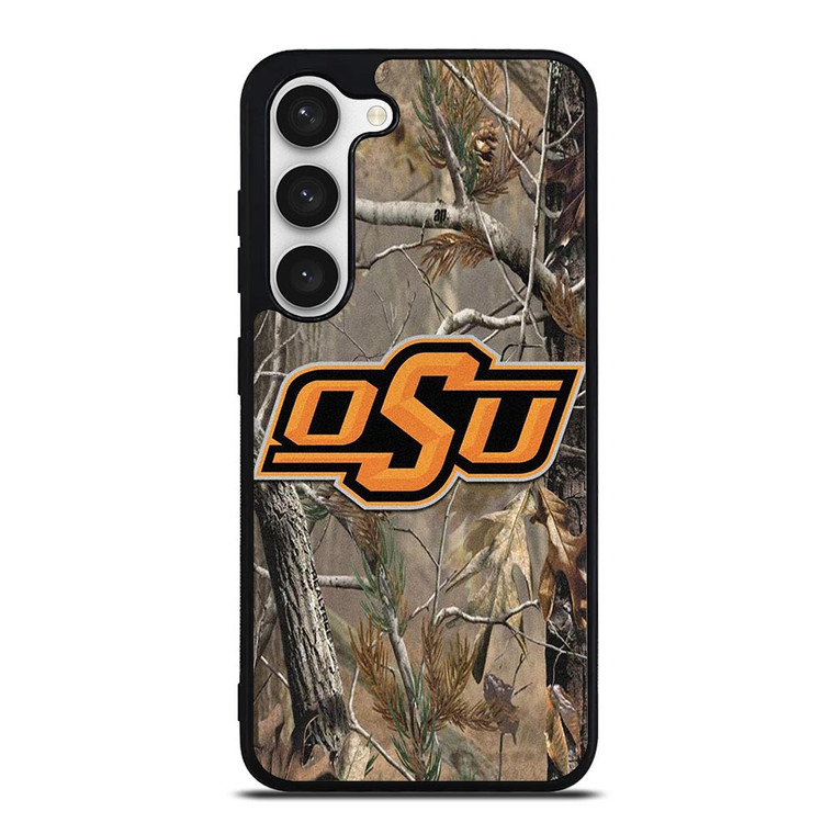 OKLAHOMA STATE UNIVERSITY CAMO LEAF  Samsung Galaxy S23 Case
