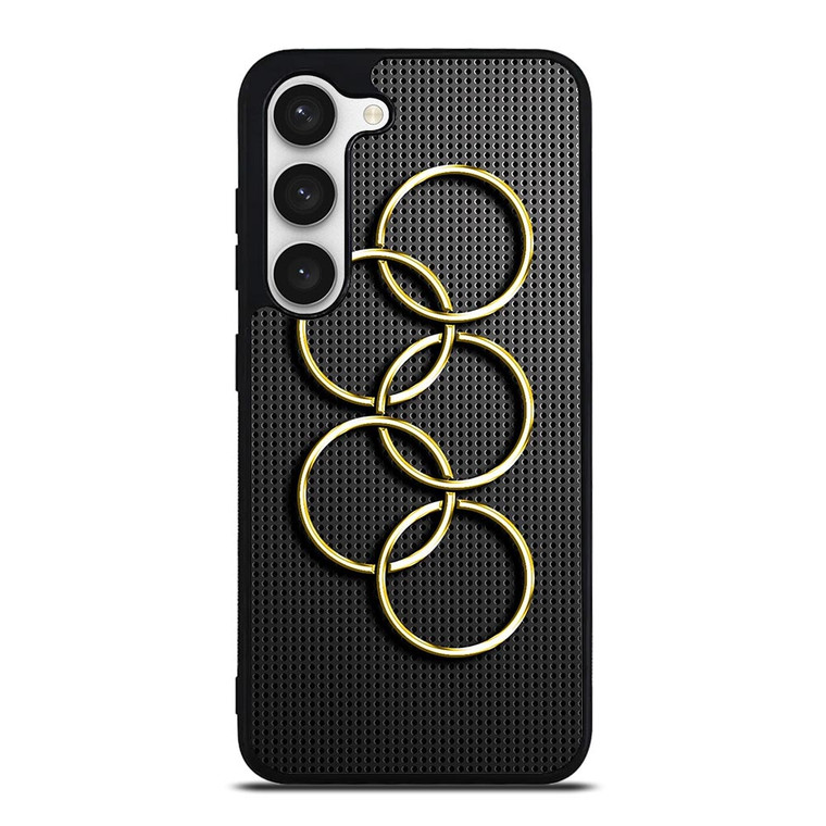 OLYMPIC RINGS GOLD CARBON  Samsung Galaxy S23 Case