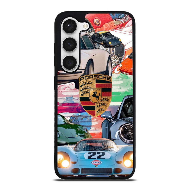 PORSCHE COLLAGE POSTER  Samsung Galaxy S23 Case