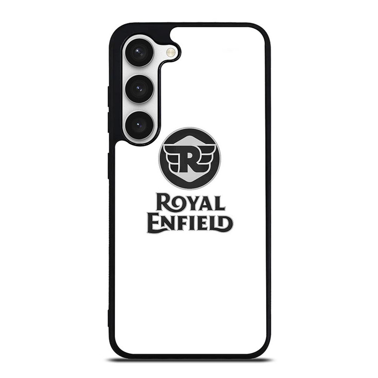 ROYAL ENFIELD WHITE LOGO  Samsung Galaxy S23 Case