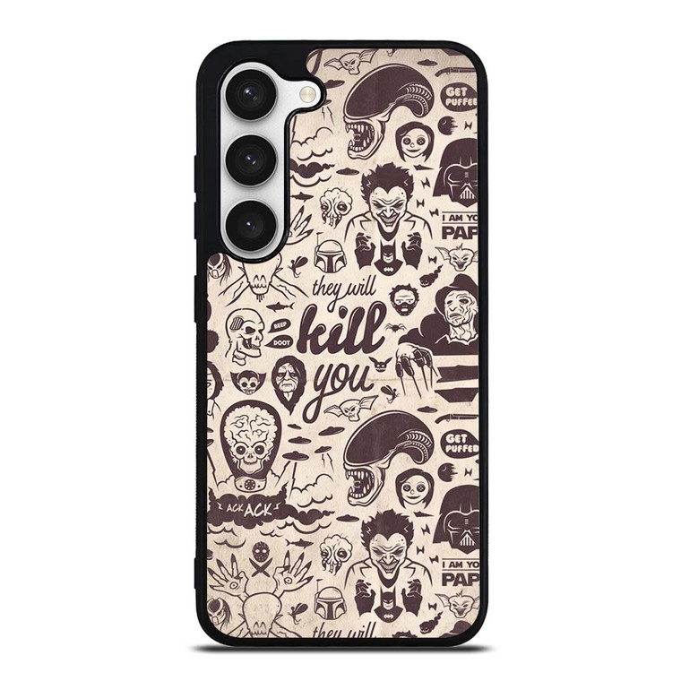 SLASHER PATTERN  Samsung Galaxy S23 Case