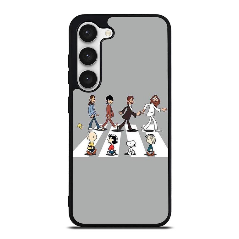 SNOOPY CHARLIE BROWN CROSS  Samsung Galaxy S23 Case