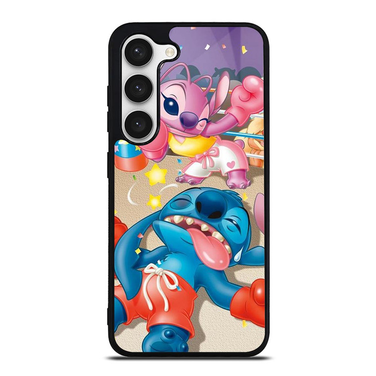STITCH AND GIRLFRIEND BOXING  Samsung Galaxy S23 Case