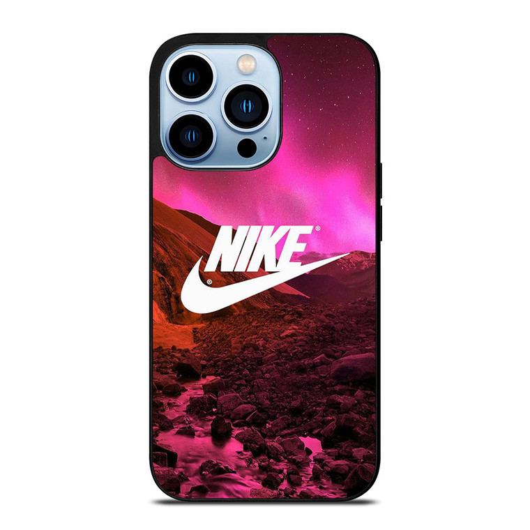 NIKE LOGO AURORA PURPLE iPhone 13 Pro Max Case