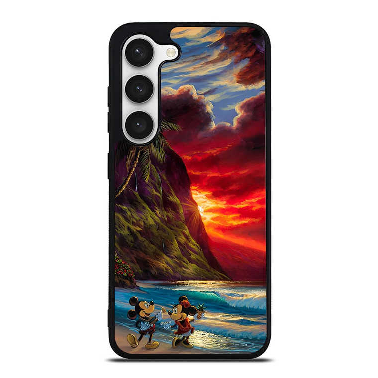 TROPICAL BEAUTIFUL MICKEY MINNIE  Samsung Galaxy S23 Case