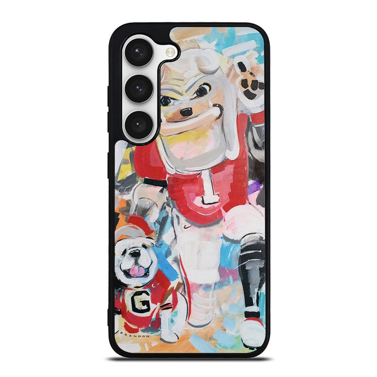 UNIVERSITY OF GEORGIA BULLDOGS UGA ART  Samsung Galaxy S23 Case UNIVERSITY OF GEORGIA BULLDOGS UGA ART  Samsung Galaxy S23 Case