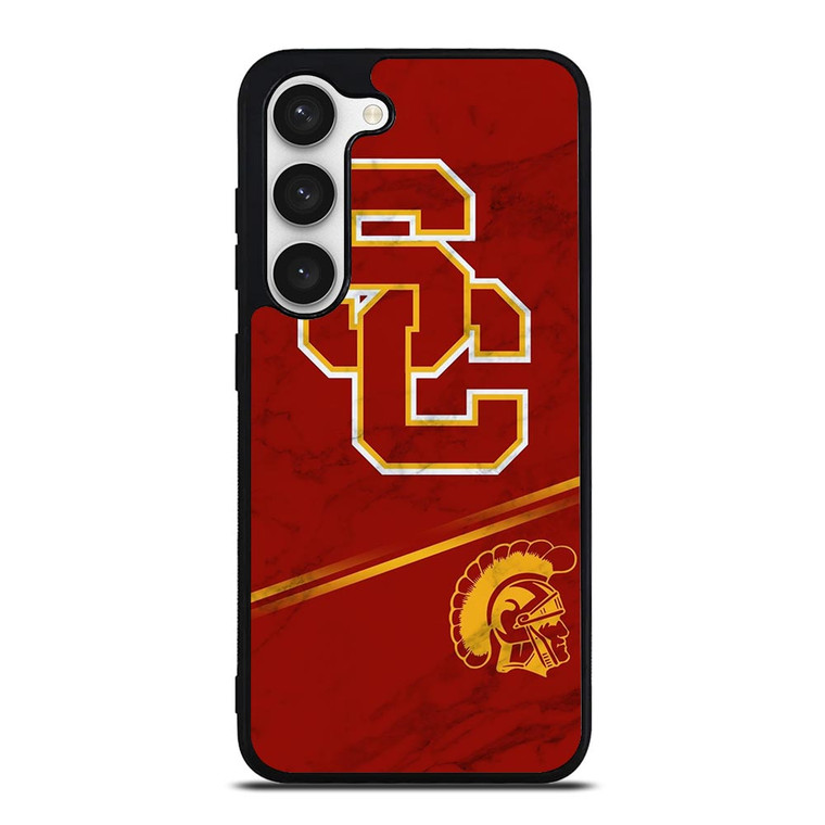 USC TROJANS RUSTY MARBLE  Samsung Galaxy S23 Case