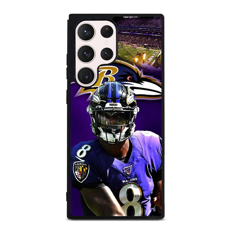 LAMAR JACKSON RAVENS BALTIMORE Samsung Galaxy S23 Ultra Case