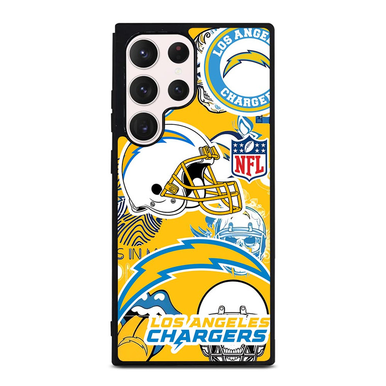 LOS ANGELES CHARGERS NFL STICKER BOMB Samsung Galaxy S23 Ultra Case
