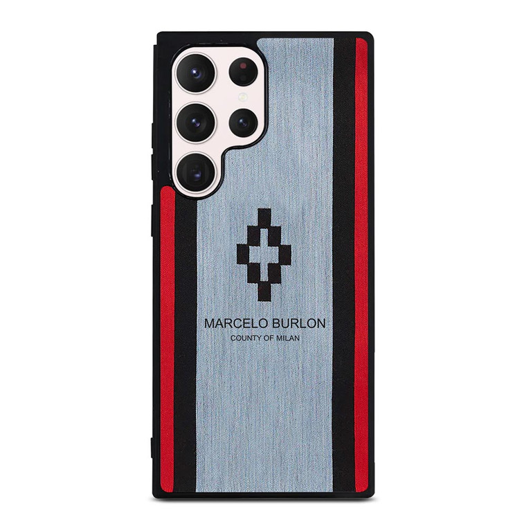 MARCELO BURLON STRIPE LOGO Samsung Galaxy S23 Ultra Case