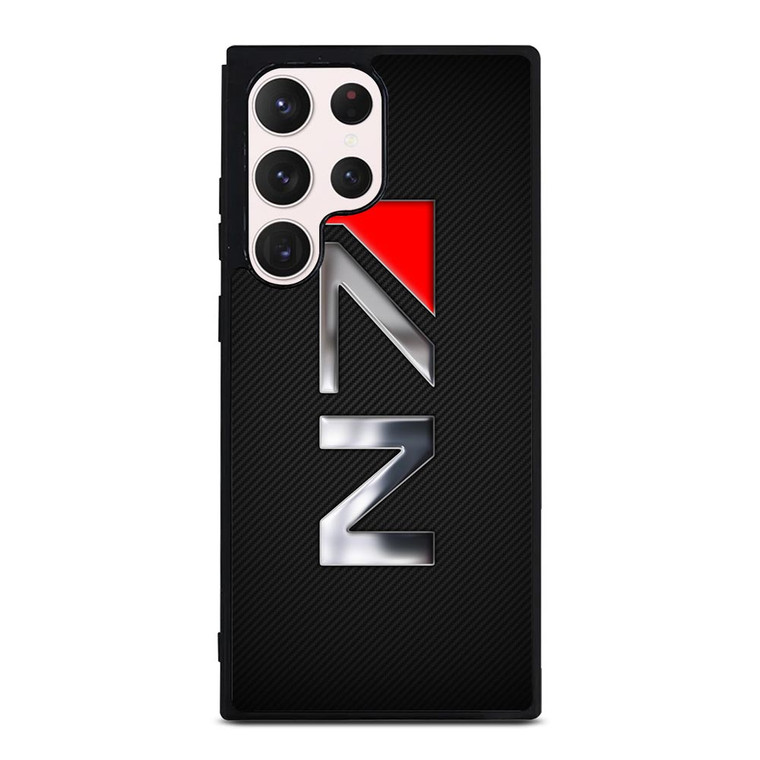 N7 MASS EFFECT CARBON LOGO Samsung Galaxy S23 Ultra Case