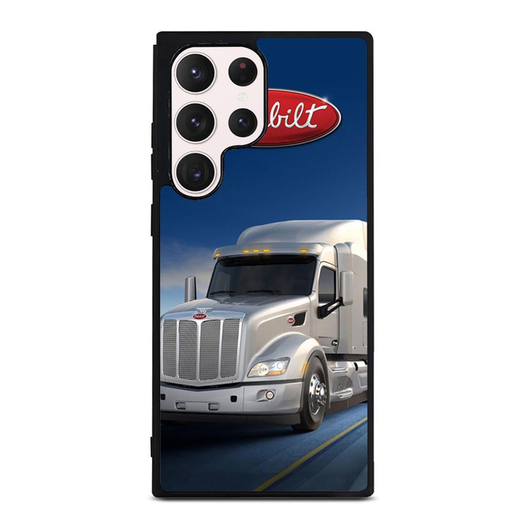 PETERBILT WHITE TRUCK Samsung Galaxy S23 Ultra Case