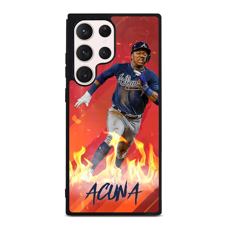 RONALD ACUNA JR ATLANTA BRAVES BASEBALL MLB Samsung Galaxy S23 Ultra Case