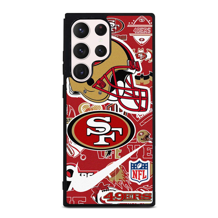 SAN FRANCISCO 49ERS NFL STICKER BOMB Samsung Galaxy S23 Ultra Case SAN FRANCISCO 49ERS NFL STICKER BOMB Samsung Galaxy S23 Ultra Case