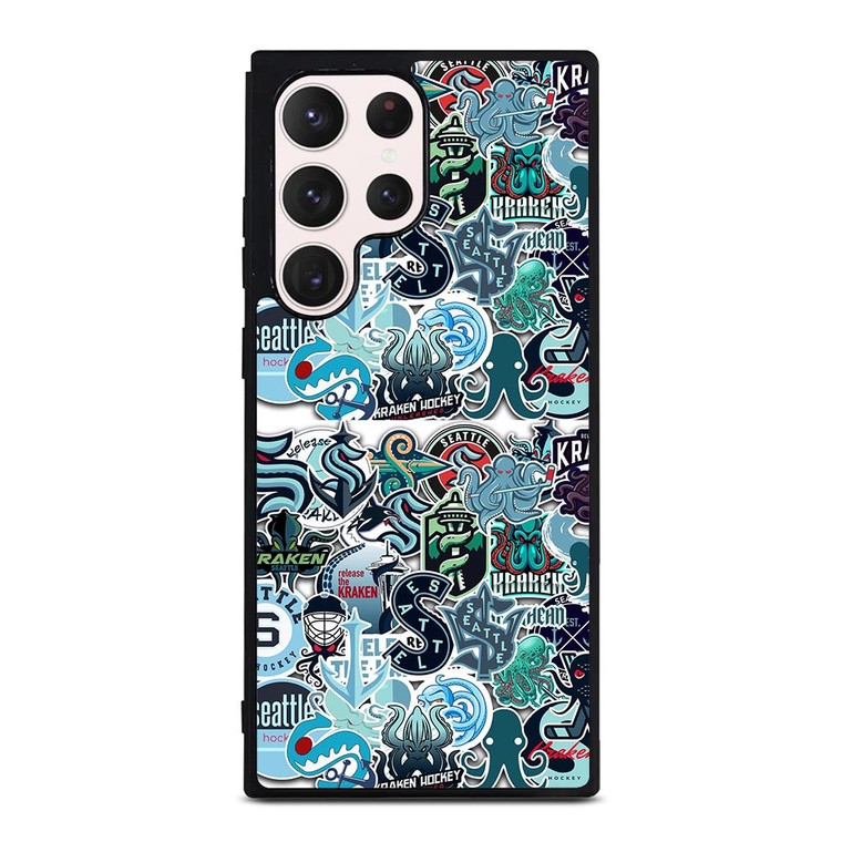 SEATTLE KRAKEN OCTOPUS COLLAGE Samsung Galaxy S23 Ultra Case