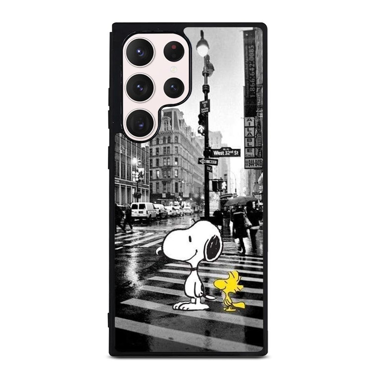 SNOOPY STREET RAIN Samsung Galaxy S23 Ultra Case