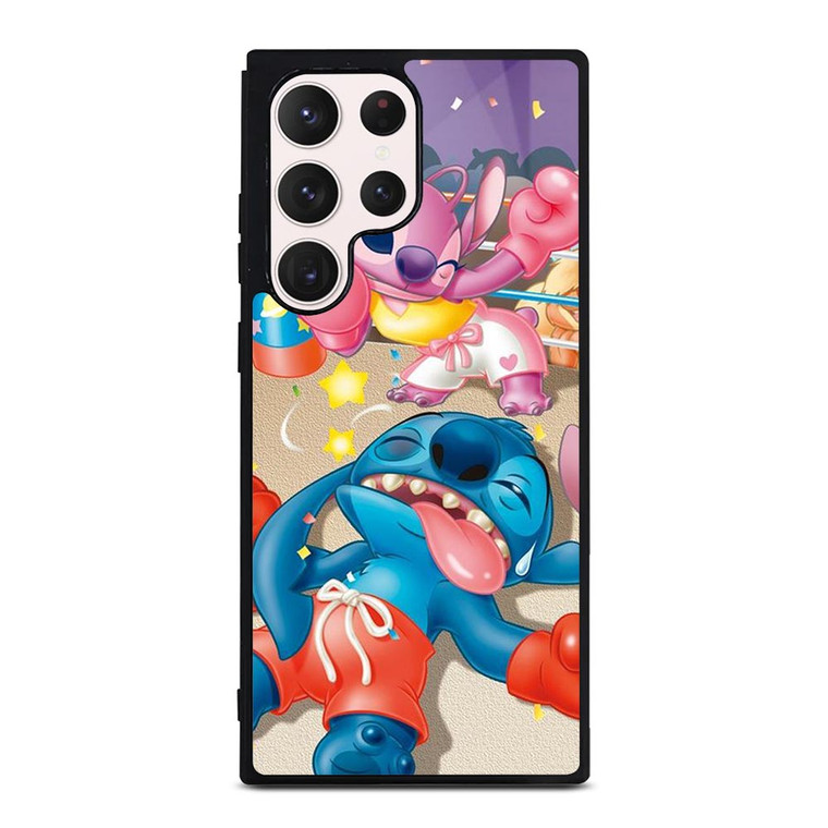 STITCH AND GIRLFRIEND BOXING Samsung Galaxy S23 Ultra Case