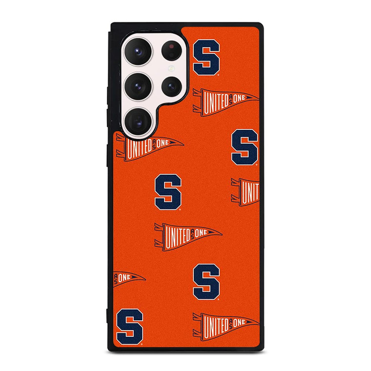SYRACUSE ORANGE LOGO PATTERN Samsung Galaxy S23 Ultra Case