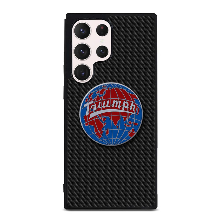 TRIUMPH WORLDWIDE LOGO CARBON Samsung Galaxy S23 Ultra Case