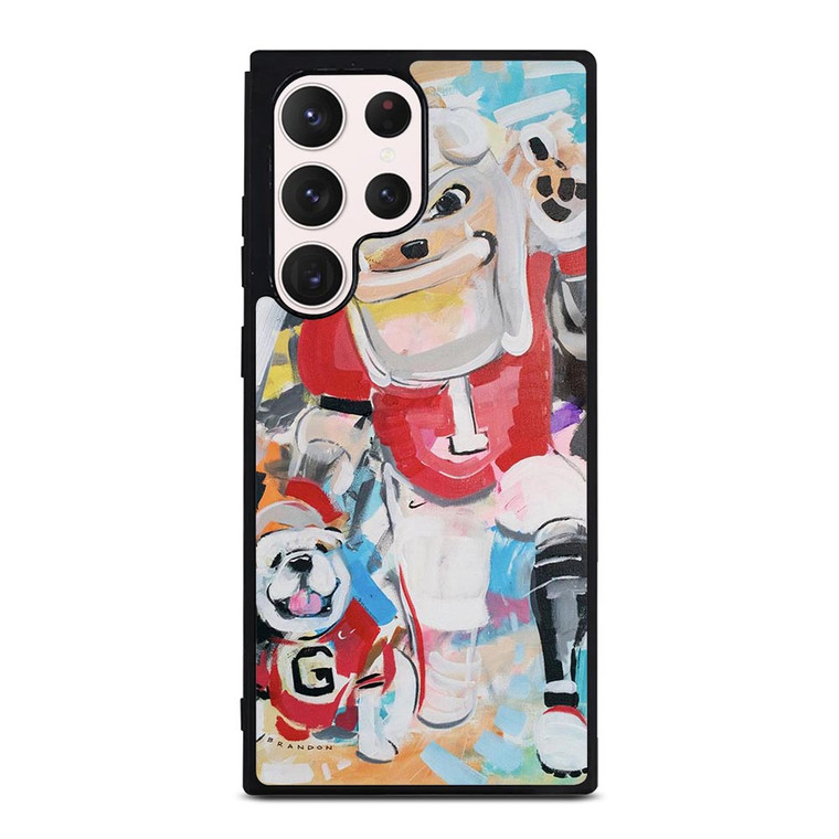 UNIVERSITY OF GEORGIA BULLDOGS UGA ART Samsung Galaxy S23 Ultra Case UNIVERSITY OF GEORGIA BULLDOGS UGA ART Samsung Galaxy S23 Ultra Case